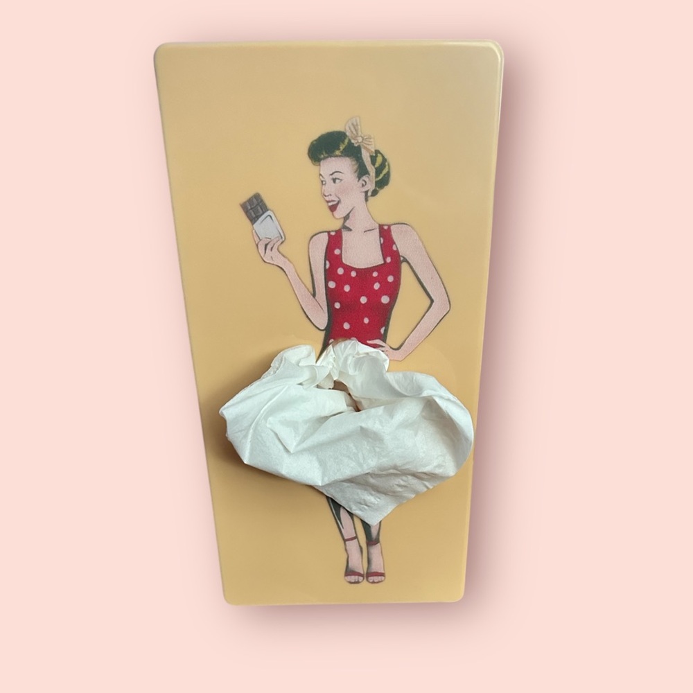 Flying Skirt Tissue Box